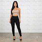 Leggings Casual Moldeador 6 botones Eii Melanye- Tiro Alto - Miniatura 4