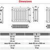 Radiador Anwo Doble 300 /1500