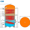 Acumulador Novatank Vitro II 300 LTS 