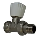 Kit Valvula Recta 1/2 para Radiador + Detentor (Pex 20)