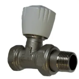 Kit Valvula Recta 1/2 para Radiador + Detentor (Pex 20)