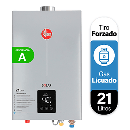 Calefont Rheem 21 lts Tiro Forzado