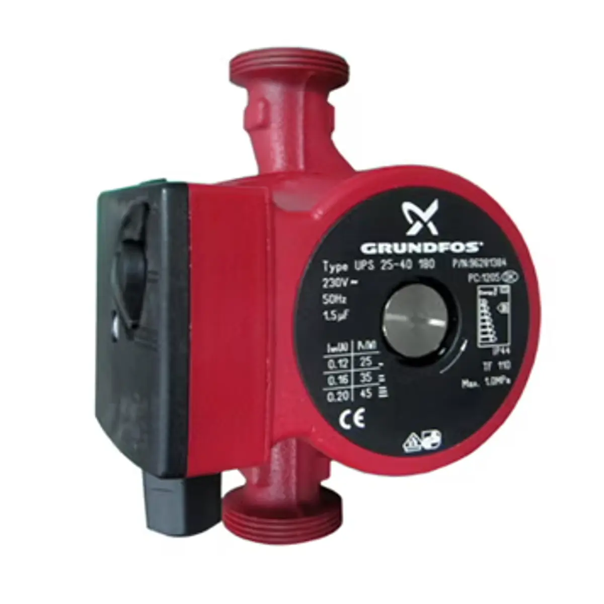 HST - Zeer efficiënte verwarmingspomp - circulatiepomp - HST EPS 32-110/180 mm - opvoerhoogte 11 m - snelheidsregeling via PWM-signaal