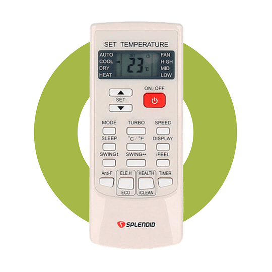 Split Muro Splendid on/off 9000 BTU