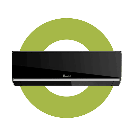 Split Muro Kendal Inverter Black Mirror 12.000 BTU wifi