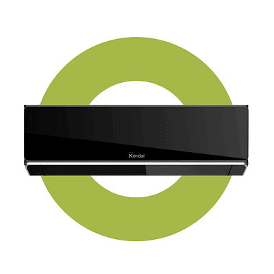 Split Muro Kendal Inverter Black Mirror 18.000 BTU wifi