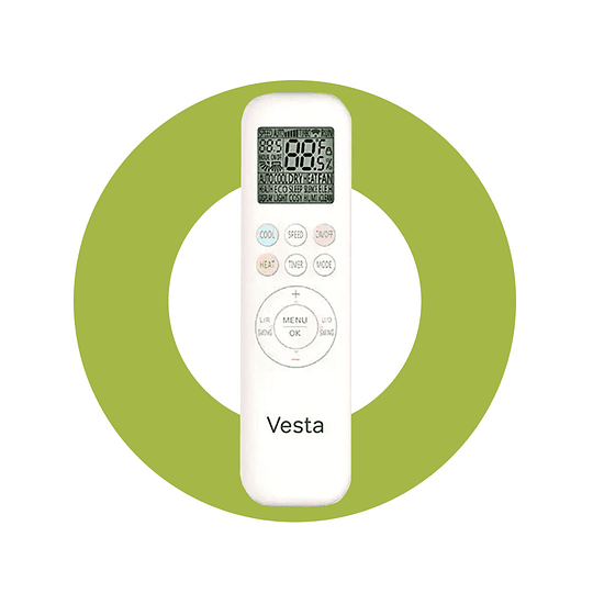 Split Muro Kendal Vesta inverter 12000 BTU R32 wifi