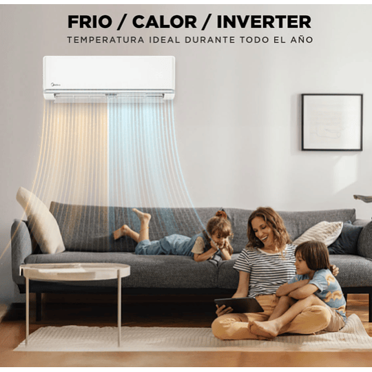 Split Muro Midea Inverter Xtra 12000 BTU R32