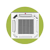 Split Cassette Rheem inverter 18000 BTU