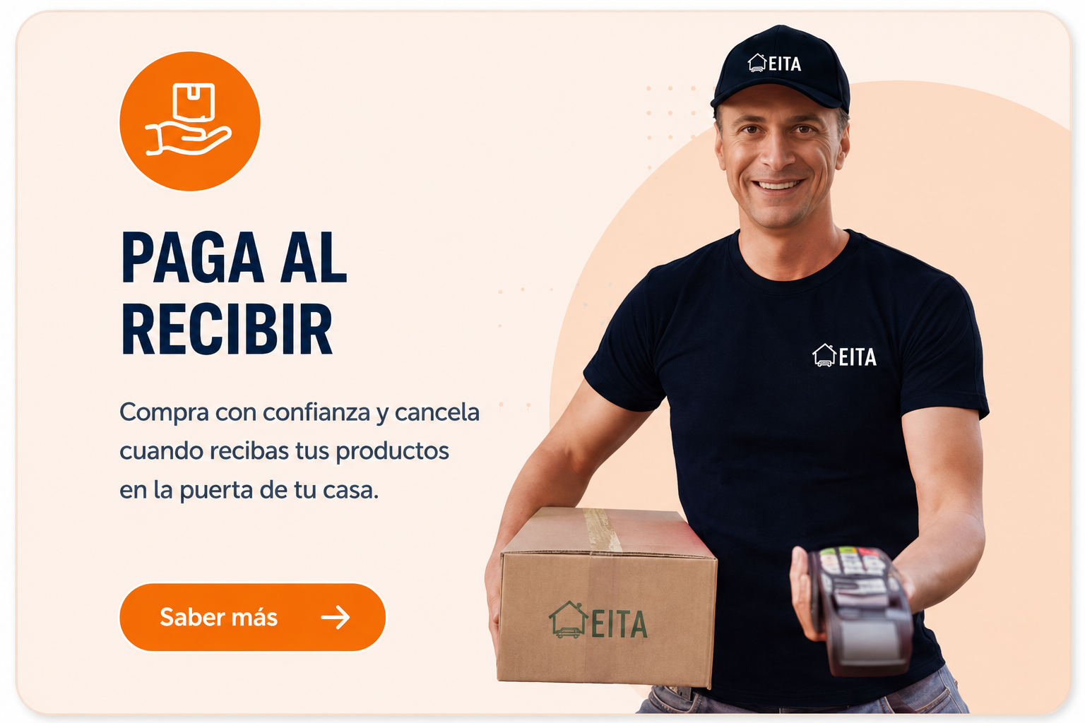 Paga al recibir: compra con confianza y cancela cuando recibas tus productos