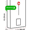 Calefont 12 litros Tiro forzado Rheem (Gas licuado)