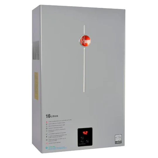Calefont Rheem 16 litros Tiro Natural (Gas licuado)