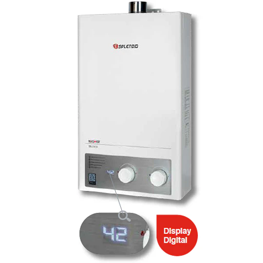 Calefont Splendid Master 13 litros Tiro Forzado (Gas licuado)