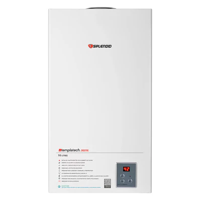 Calefont Splendid Templatech 16 litros Tiro Natural (Gas licuado)