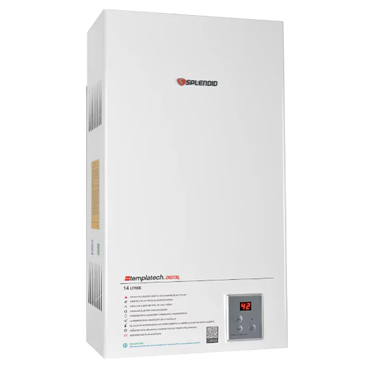 Calefont Splendid Templatech 14 litros Tiro Natural (Gas licuado)
