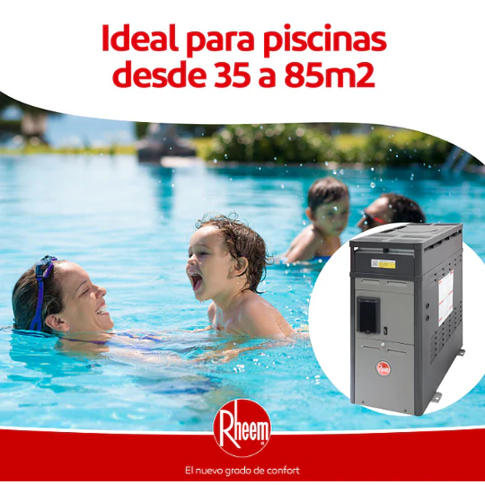 Calentador de piscina a gas Rheem M156 (Gas licuado)