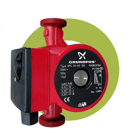 Bomba Grundfos circuladora UPS 25-50 130 1 1/2
