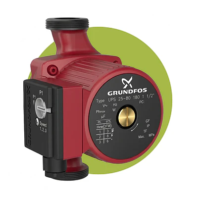Bomba Grundfos circuladora UPS 25-80 180 1 1/2