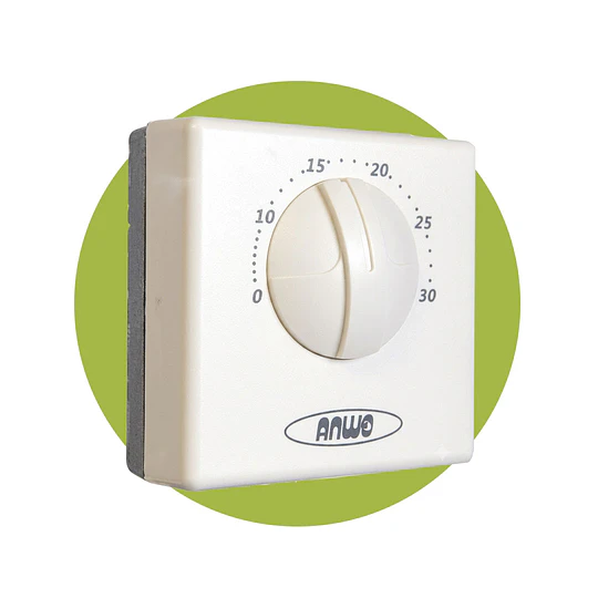 Termostato Simple Anwo Ats-3 Contactos / Luz Piloto 