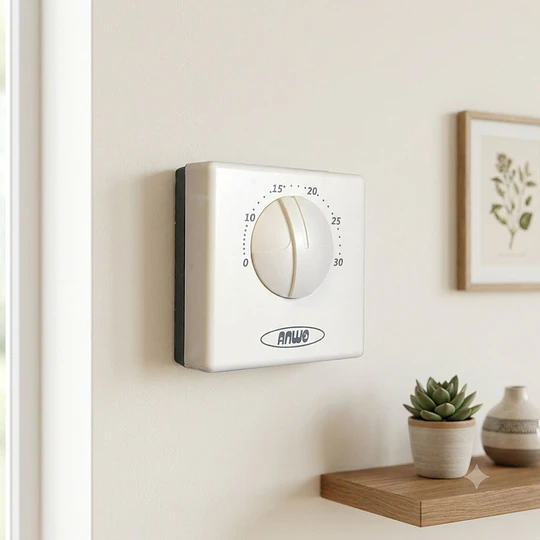 Termostato Simple Anwo Ats-3 Contactos / Luz Piloto 