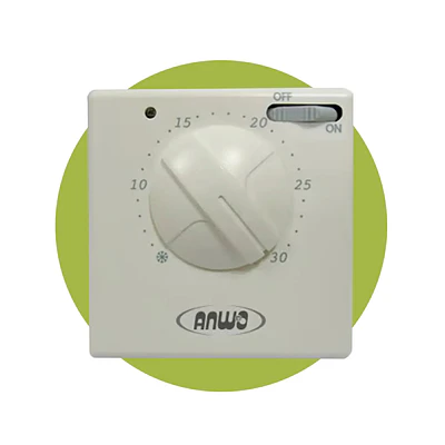 TERMOSTATO SIMPLE ANWO ATS-3 CONTACTOS / LUZ PILOTO / INTERRUPTOR ON-OFF
