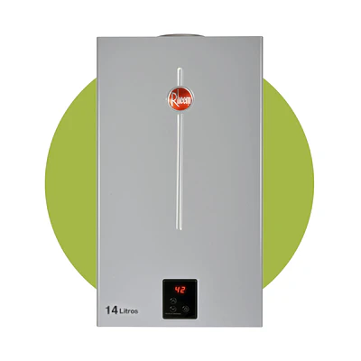 Calefont Rheem 14 lts Tiro Natural (Gas licuado)
