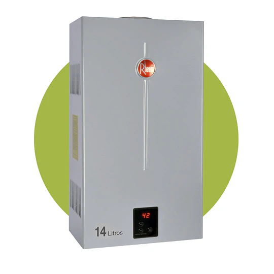 Calefont Rheem 14 lts Tiro Natural (Gas licuado)