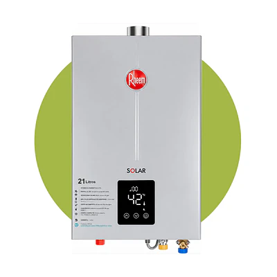 Calefont Rheem 21 litros Tiro Forzado (Gas natural)