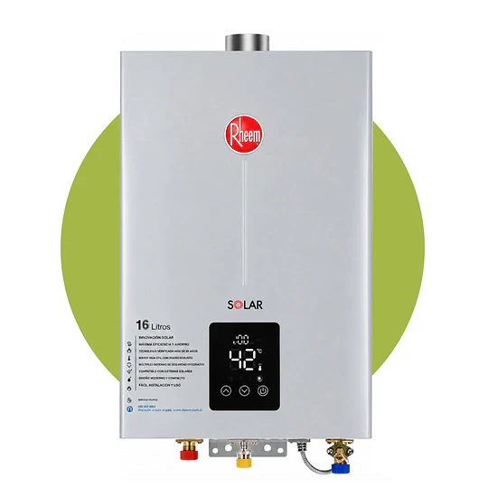 Calefont Rheem 16 litros Tiro Forzado (Gas natural)