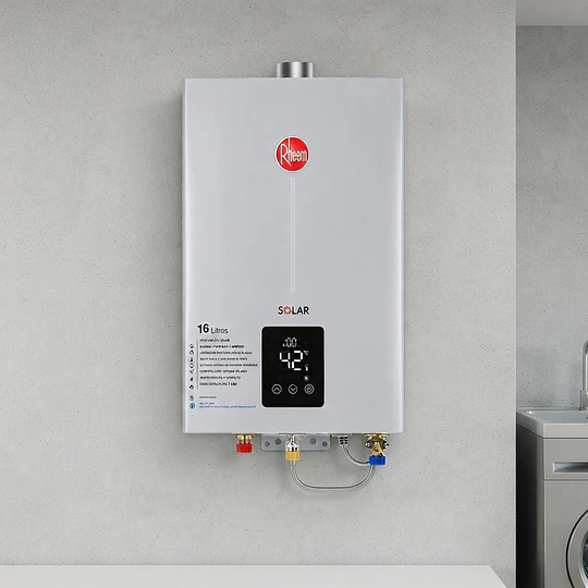 Calefont Rheem 16 litros Tiro Forzado (Gas natural)