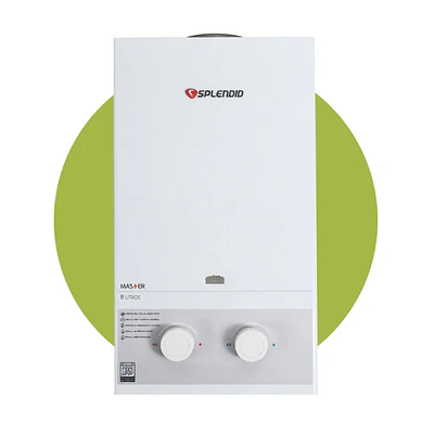 Calefont Splendid Master 8 litros Tiro natural (Gas licuado)