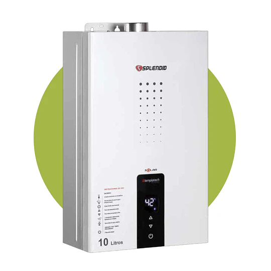 Calefont Splendid Templatech 10 litros Camara Estanca (Gas licuado)