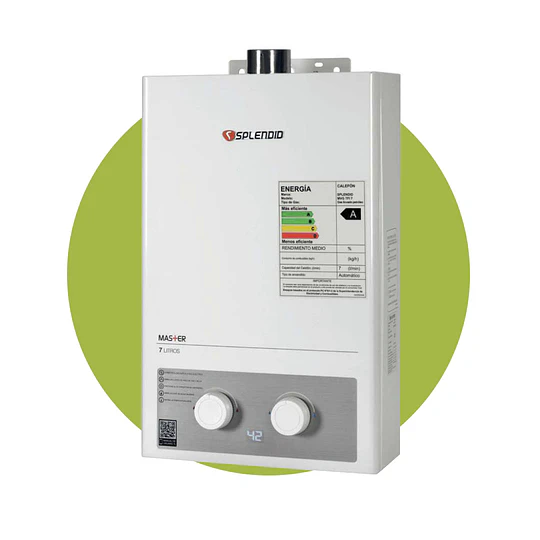 Calefont Splendid Master 7 litros Tiro forzado (Gas licuado)