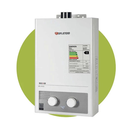 Calefont Splendid Master 13 litros Tiro Forzado (Gas natural)