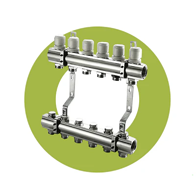 KIT COLECTOR CROMADO 1″ HI-HI 4 VIAS EUROKONO 20
