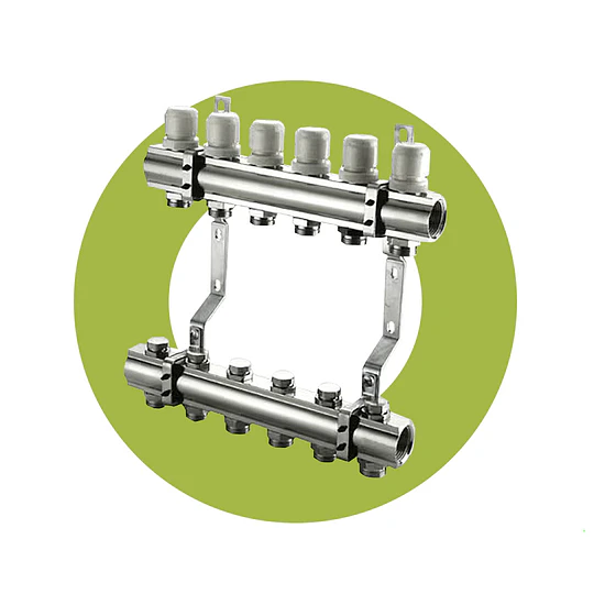 KIT COLECTOR CROMADO 1″ HI-HI 4 VIAS EUROKONO 20