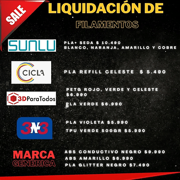 Liquidación de Filamentos 1