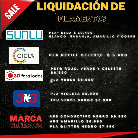 Liquidación de Filamentos 1