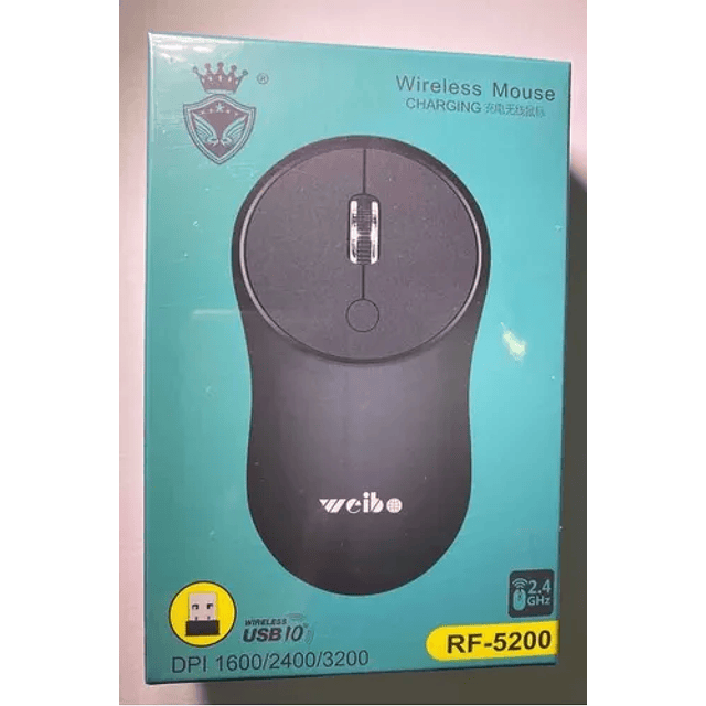 Mouse Inalambrico Weibo Diseño Ergonomico Usb Inalambrico