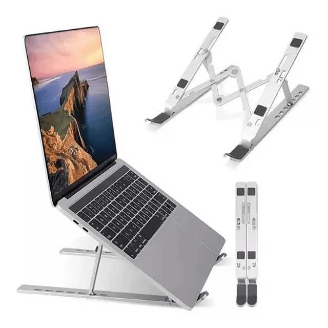 Aluminio Soporte Portátil Para Macbook Pro Air Pc iPad Pro