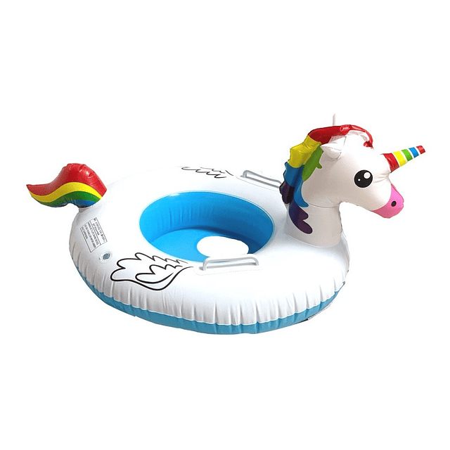 Flotador Inflable Piscina Unicornio Niños Colores Verano