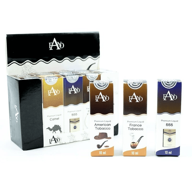 Pack De 10 Esencia Cigarro Electrónico Fano