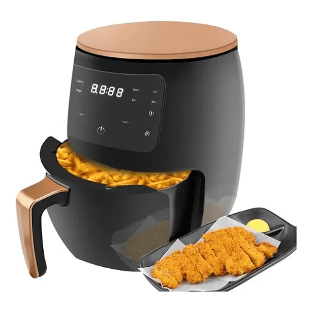 Freidora De Aire Libre Aceite 4.5 L Air Fryer Papas Fritas