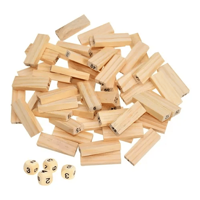 Jenga Juego De Mesa Madera 48 Piezas