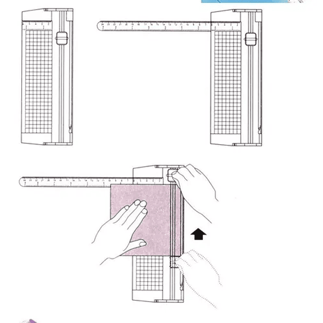 Mini Cortador Guillotina Cutter Papel Fotográfico