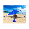 Toldo Solar Playa Lycra Estaca Parasol Portátil Refugio