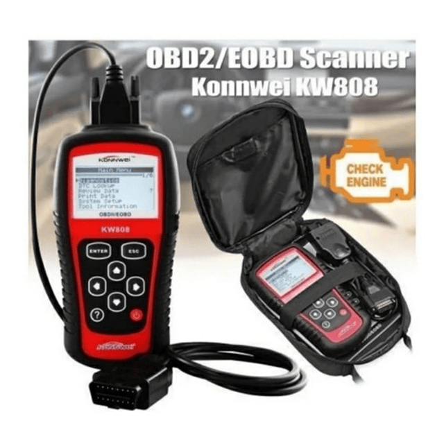 Escaner Scanner Auto Automotriz Obd2 Obdii Konnwei Kw808