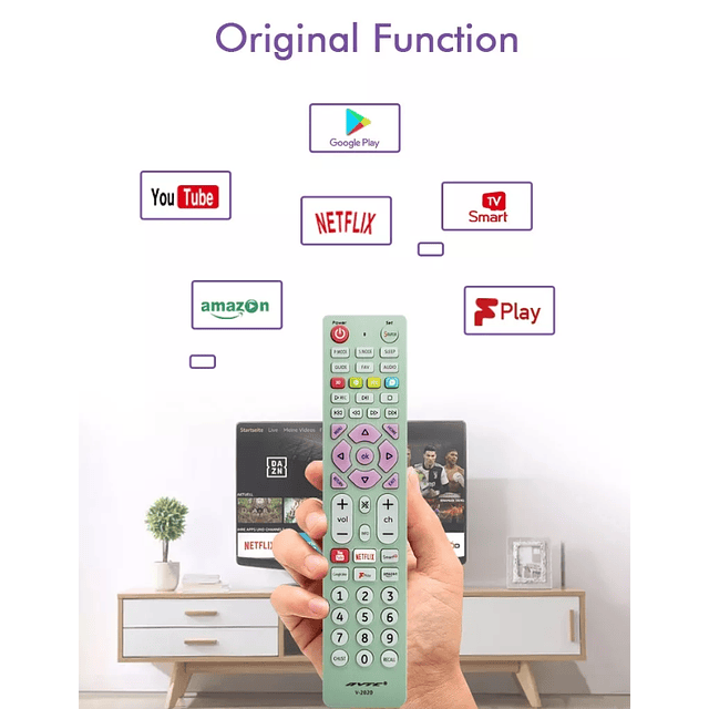 Control Smart Lcd Led Tv Reemplazo Alternativo Multimarca