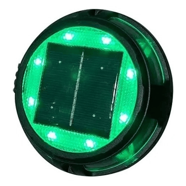 Foco Solar De Piso 8 Led Multicolor Estaca