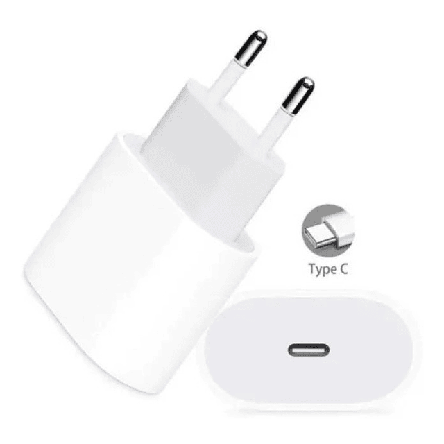 Adaptador Cargador Pared Carga Rapida Tipo C Usb 18w